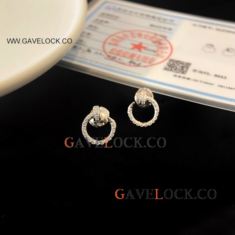 Iced Out Cartier Juste Un Clou Nail Earring Mini size